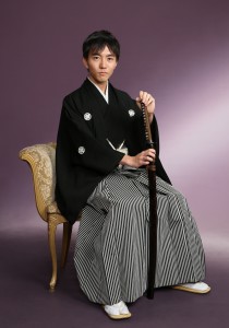 成人式　黒紋付　写真撮影　さいたま　浦和